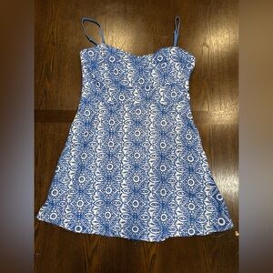 Dynamite - mini eyelet dress - size medium